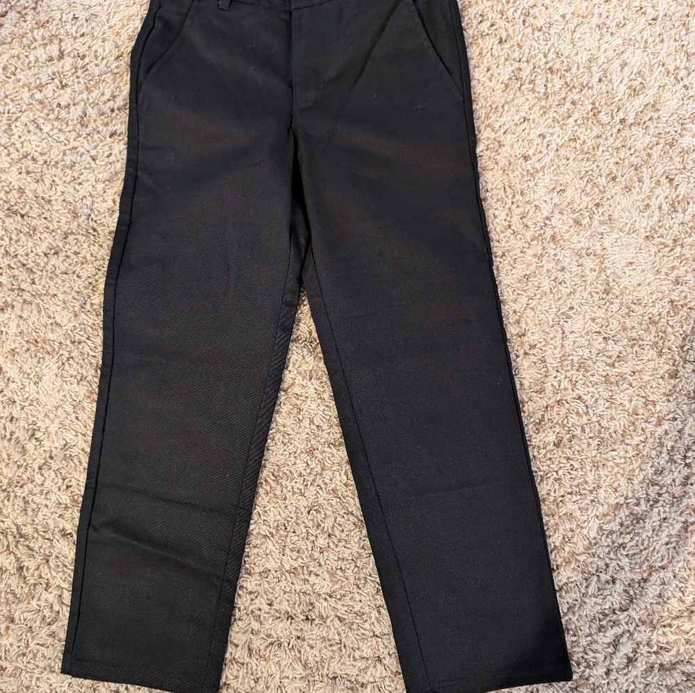 NWT boys Nautica black pants in size 8 regular.